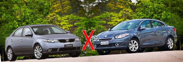 Imagem CERATO x FLUENCE